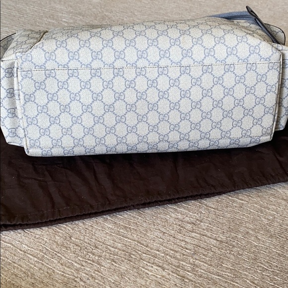 Gucci Gray Monogram Baby Bag